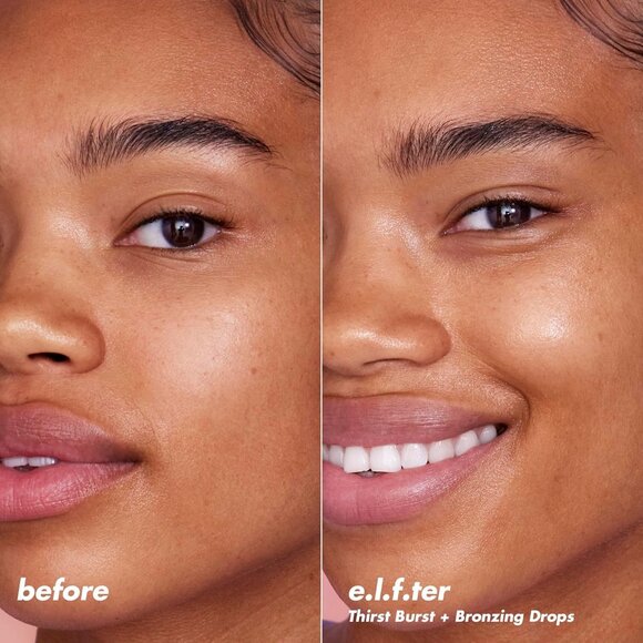 SKIN The Hottest Drops Duo, Holy Hydration! Thirst Burst & Bronzing Skincare Set - Picture 5 of 8